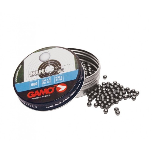 Balines para Aire Comprimido Gamo Round 4,5mm 500u