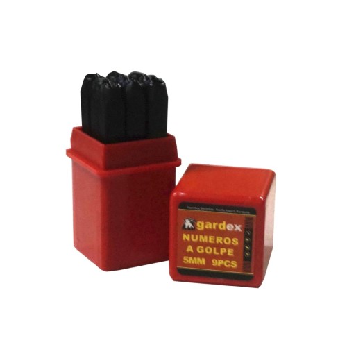 Marcadores de Números Gardex NUGOCH 5mm 9pzs