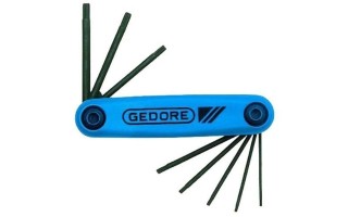 Llaves Torx Gedore 43-TX-SCL Rebatible 8pzs T8-T40 Llaves Torx Gedore 43-TX-SCL Rebatible 8pzs T8-T40