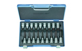 Puntas Torx Gedore ITX19LKP enc.1/2" 18pzs T20-T60 (cortas y largas) Puntas Torx Gedore ITX19LKP enc.1/2" 18pzs T20-T60 (cortas y largas)
