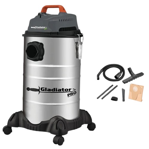 Aspiradora Gladiator Pro A-840 40L 1320W Polvo y Liquido