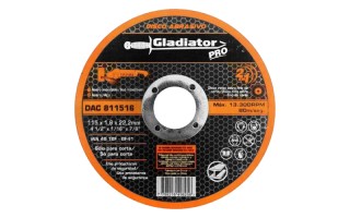 Disco de Corte Metal Gladiator Pro DAC 115mm x 1,6mm Disco de Corte Metal Gladiator Pro DAC 115mm x 1,6mm