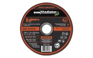 Disco de Corte Metal Gladiator Pro 125mm x 1,6mm Disco de Corte Metal Gladiator Pro 125mm x 1,6mm