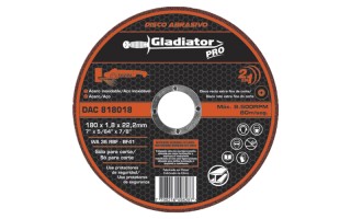 Disco de Corte Metal Gladiator Pro DAC 180mm x 1,8mm Disco de Corte Metal Gladiator Pro DAC 180mm x 1,8mm