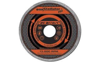 Disco de Corte Gladiator Pro Diamante Continuo 110mm Disco de Corte Gladiator Pro Diamante Continuo 110mm