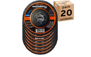 Disco Flap para Acero Inox. Gladiator DFZ 115mm G120 x20u Disco Flap para Acero Inox. Gladiator DFZ 115mm G120 x20u