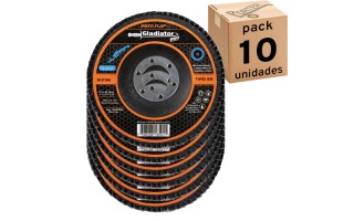 Disco Flap Gladiator Pro DFZ 115mm G40 Inox x10u Disco Flap Gladiator Pro DFZ 115mm G40 Inox x10u