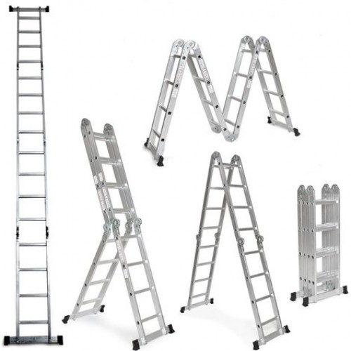 Escalera Multiuso Gladiator AMA-847 Alumin 16pel. 4,7m