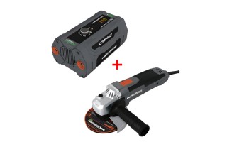 Soldador Inverter 170A + Amoladora 115mm Gladiator  Soldador Inverter 170A + Amoladora 115mm Gladiator