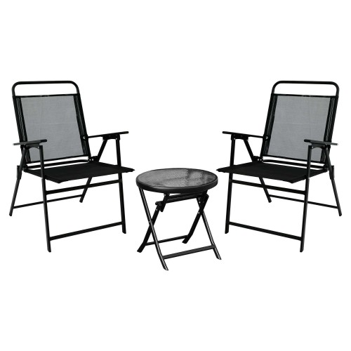Mesa y Sillas Goleader GL-72863 3pzs Negro
