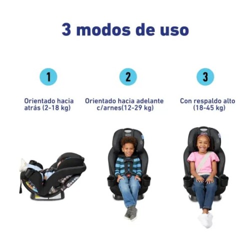 Asiento para Autos Graco Snuglock Warren 45kg