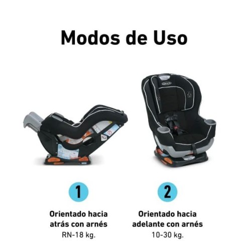 Asiento para Autos Graco Extend2Fit Redmond 22kg