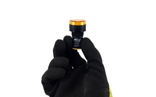 Indicador Piloto Gralf GF-22A Amarillo 22mm Indicador Piloto Gralf GF-22A Amarillo 22mm