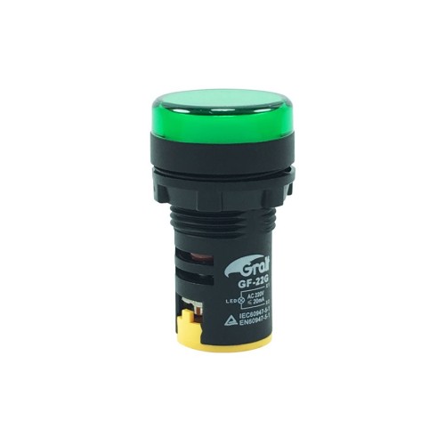 Indicador Piloto Gralf GF-22G Verde 22mm