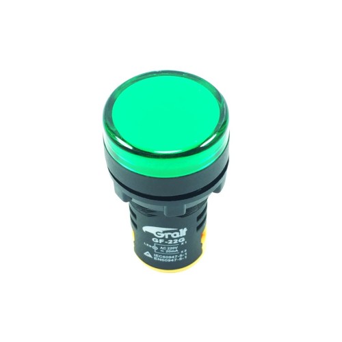 Indicador Piloto Gralf GF-22G Verde 22mm