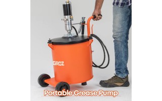 Engrasador Neumático Groz BGRP/30 30kg 150psi Engrasador Neumático Groz BGRP/30 30kg 150psi