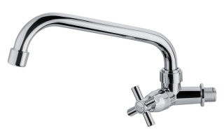 Grifo de Cocina Herc Bahamas 3904 de Pared Cromado Grifo de Cocina Herc Bahamas 3904 de Pared Cromado
