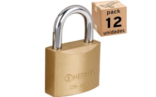 Candado Hermex Basic 23518 Hierro 40mm x12u Candado Hermex Basic 23518 Hierro 40mm x12u