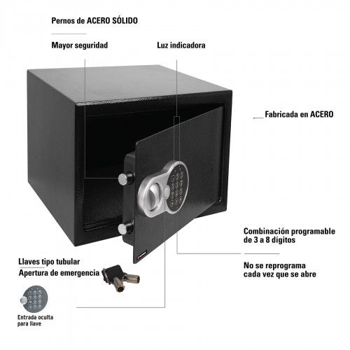 Caja de Seguridad Hermex 43081 35x25x25cm