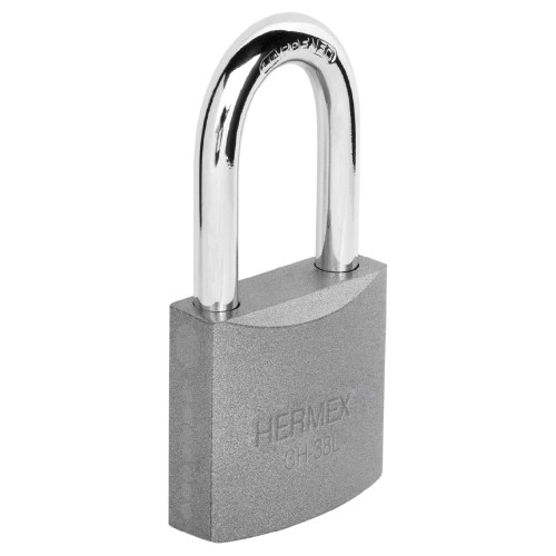 Candado Hermex 43326 Hierro 38mm Cromado