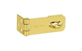 Porta Candados Hermex 43735 6,5cm Latón Porta Candados Hermex 43735 6,5cm Latón