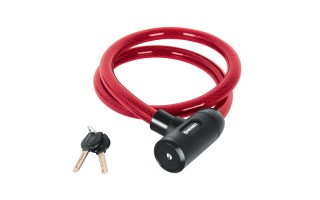 Candado con Cabo de Acero Hermex 43921 20mm 1,2m Candado con Cabo de Acero Hermex 43921 20mm 1,2m
