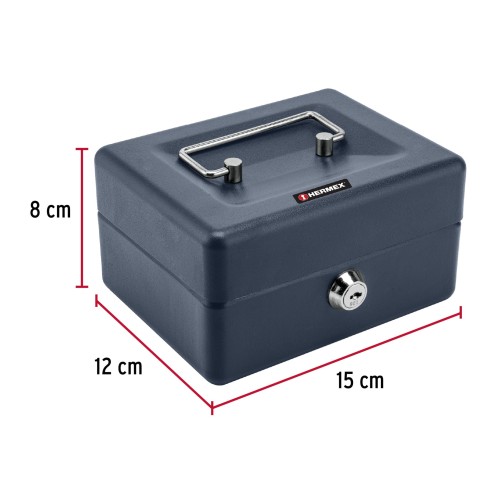 Caja de Seguridad para Dinero Hermex 46798 15x12x8cm