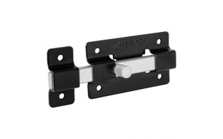 Cerrojo Pasador Hermex 47929 7,5cm Acero Negro Cerrojo Pasador Hermex 47929 7,5cm Acero Negro