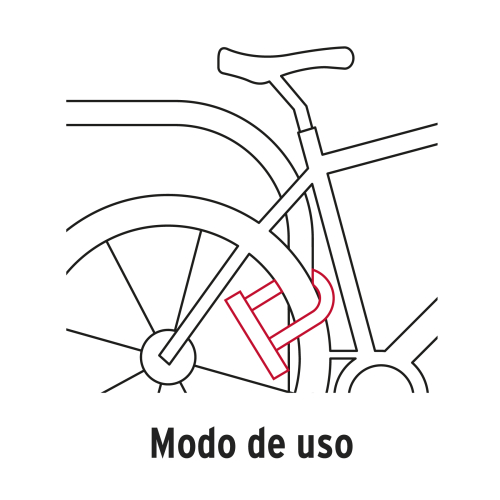Candado tipo U Hermex 49620 110x210mm