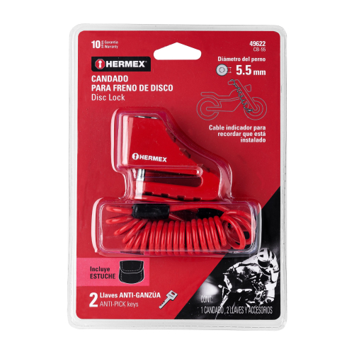 Candado para Disco de Freno Hermex 49622 5,5mm