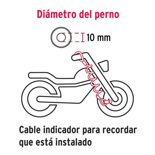 Candado para Disco de Freno Hermex 49623 10mm