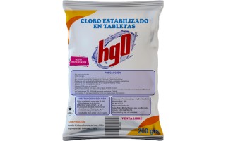 Cloro Estabilizador en Pastilla HGO 200gr Cloro Estabilizador en Pastilla HGO 200gr