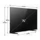 Televisor Smart TV Hisense 75Q6N QLED 4K 75''