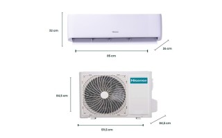 Acondicionador de Aire Split Hisense 12HR4 12000BTU Acondicionador de Aire Split Hisense 12HR4 12000BTU