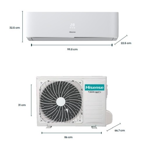 Acondicionador de Aire Split Hisense Inverter 24000BTU