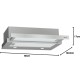 Extractor Campana Hisense CH6TL4BX 60cm Inox.