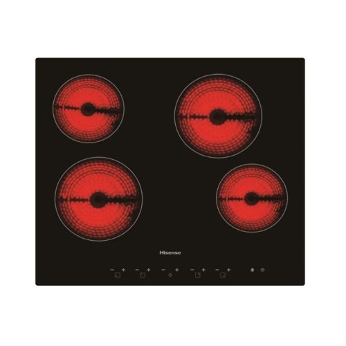 Placa de Cocina Hisense HHU60CEEC Vitrocerámica 4H 60cm