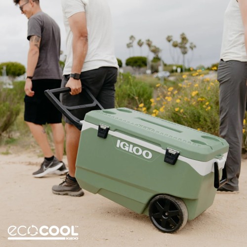 Conservadora Igloo Ecocool Latitude 85L c/ Ruedas Verde