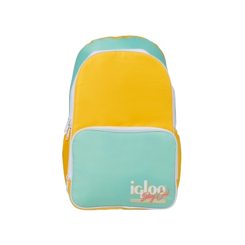 Conservadora Mochila Igloo Retro 60967 24 Latas Amarillo