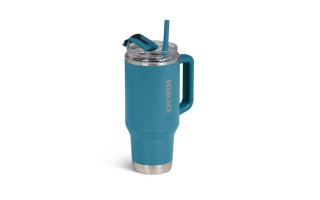 Vaso Térmico con Pajita Igloo 71223 950ml Celeste Vaso Térmico con Pajita Igloo 71223 950ml Celeste