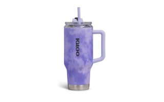 Vaso Térmico con Pajita Igloo Ice Dye 71310 950ml Lila Vaso Térmico con Pajita Igloo Ice Dye 71310 950ml Lila