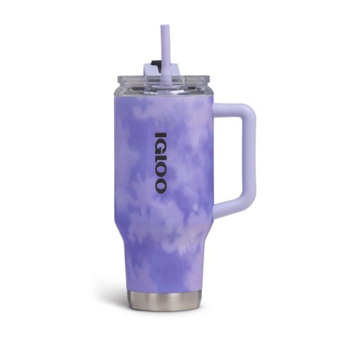 Vaso Térmico con Pajita Igloo Ice Dye 71310 950ml Lila