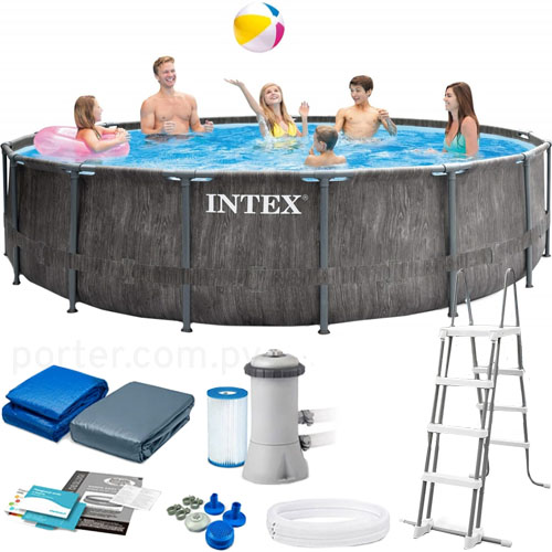 Piscina Intex 26742 Estructura Redonda 16805L + Filtro