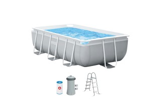 Piscina Intex 26784 Estructura Rectangular 3539L + Filtro Piscina Intex 26784 Estructura Rectangular 3539L + Filtro