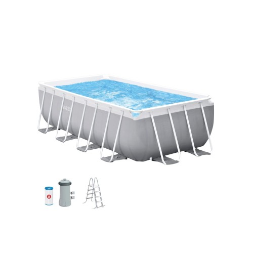 Piscina Intex 26790 Estructura Rectangular 8418L +Filtro