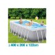 Piscina Intex 26790 Estructura Rectangular 8418L +Filtro