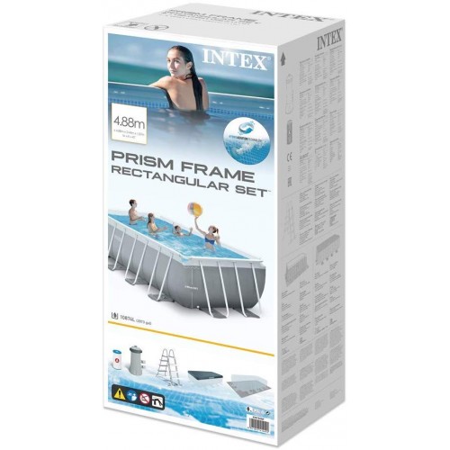 Piscina Intex 26792 Estructura Rectang 10874L + Filtro