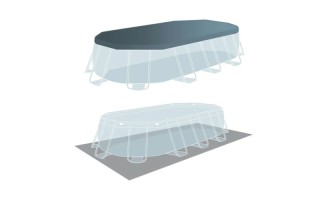 Piscina Intex 26796 Estructura Oval 13365L + Filtro Piscina Intex 26796 Estructura Oval 13365L + Filtro