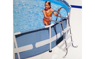 Escalera Intex 28064 para Piscinas de 91cm de Altura