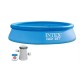 Piscina Intex 28118 Borde Inflable 3077L con Filtro